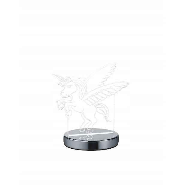 Stolní lampa Karo stříbrná Rl R52491106