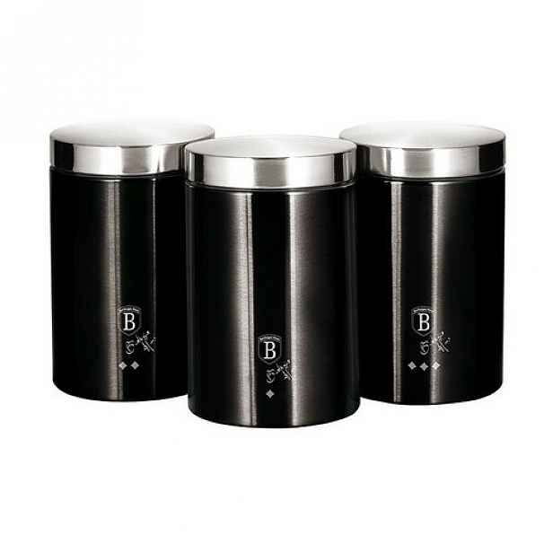 Berlinger Haus 3dílná sada dóz Royal Black Collection