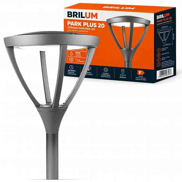 Lampa pouliční zahradní parková lampa 60W 5450lm Park Plus 4000K