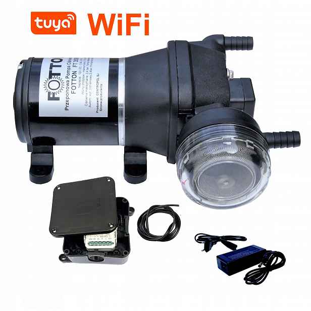 Membránová pumpa Fotton FT35 s filtrem 2,4 bar 12 V DC 12,5 l WiFi Tuya