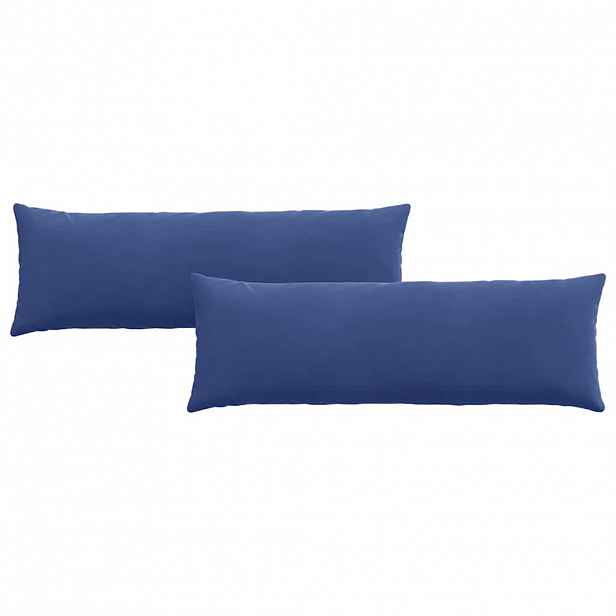 vidaXL Pohovkové polštáře 2 pcs Policová modrá 120 x 40 cm