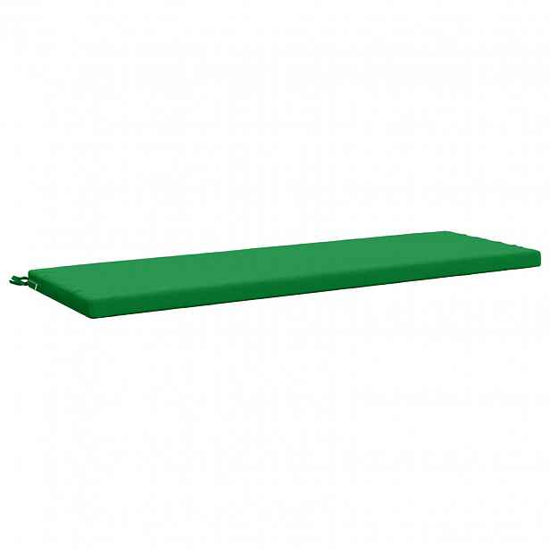 vidaXL Polštář na lavici SOEST 100% polyester Zelená 140 x 50 x 5 cm