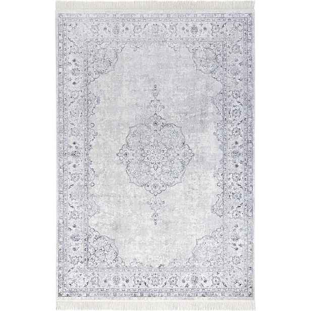 Koberec modro krémový tradiční z viskózy, Nouristan 135 x 195 cm