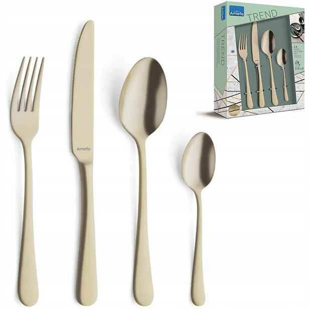 Příbory Amefa 1410 Trend 24 ks, sada Champagne
