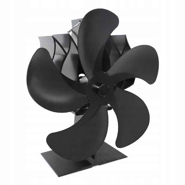 Ventilátor na kamna krby Ekovent 65-300°C Glow 5 výkonný