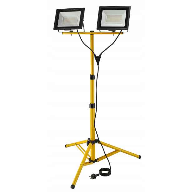 Halogenový Led reflektor 2X 100W 200W pro stativy 4500K 14000lm Kabel 1,5 m
