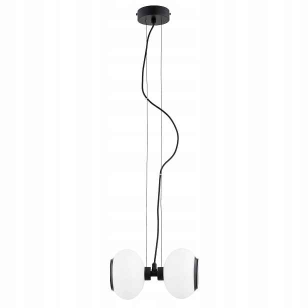 Alfa Závěsná lampa Dwada Jojo černobílá 2xE14 10W