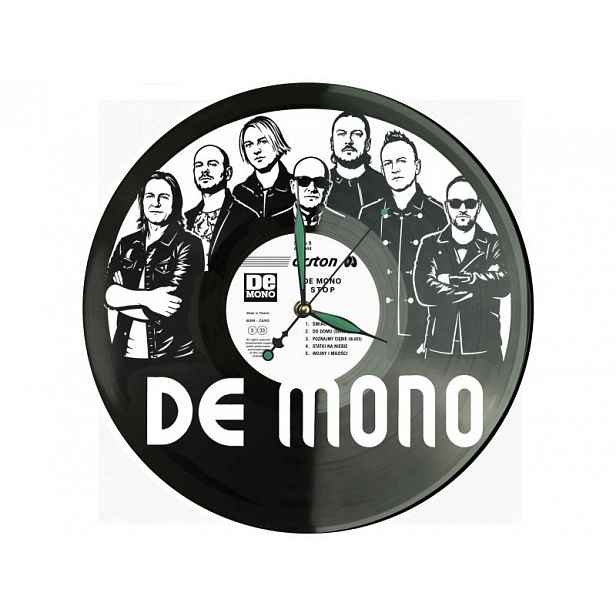 De Mono Dárek Originální dekorace do domu Hodiny z vinylové desky