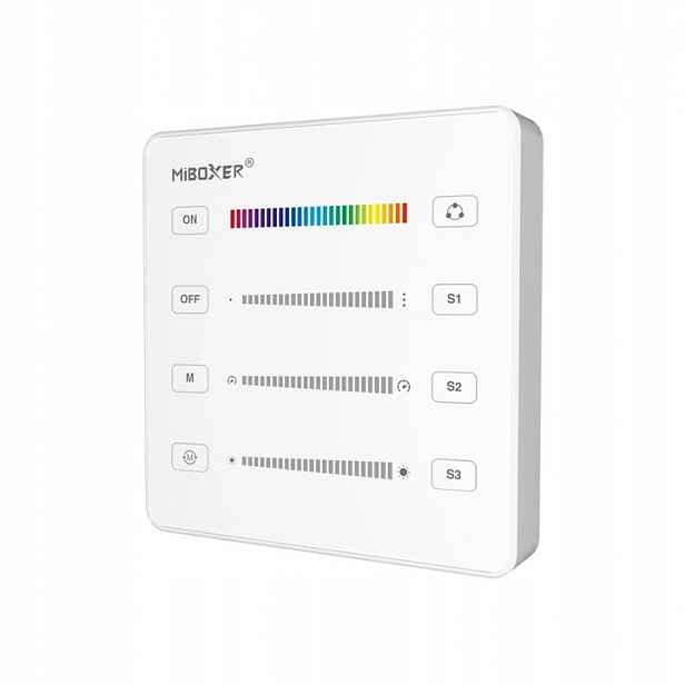 Panel Mi-Light B6 Digitální Mono/RGBW pro digitální/tekuté Led pásky, bílý