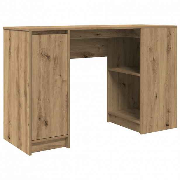 vidaXL Psací stůl dub artisan 120x42x76 cm kompozitní dřevo