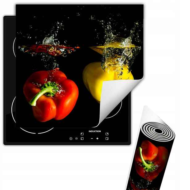 Vinylová Ochranná Podložka Na Indukci Deska 50x52 Černá Paprika