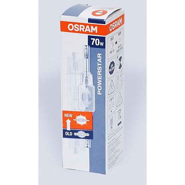 Metalhalogenidová lampa Osram Hqi-ts 70W Ndl neutrální RX7S powerstar 4000K