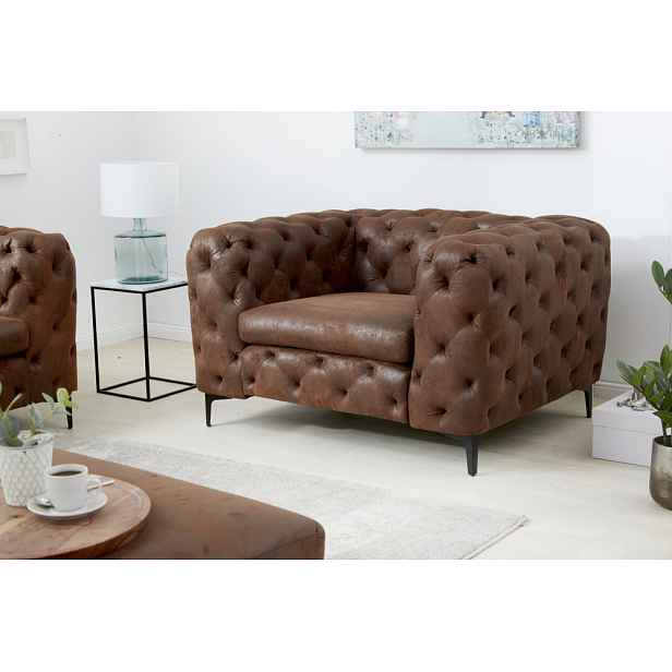 Chesterfield křeslo ZETHOS Dekorhome