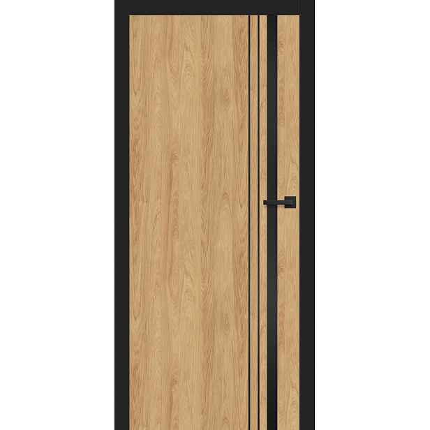 Interiérové dveře Intersie Lux Černá 221 - Výška 210 cm