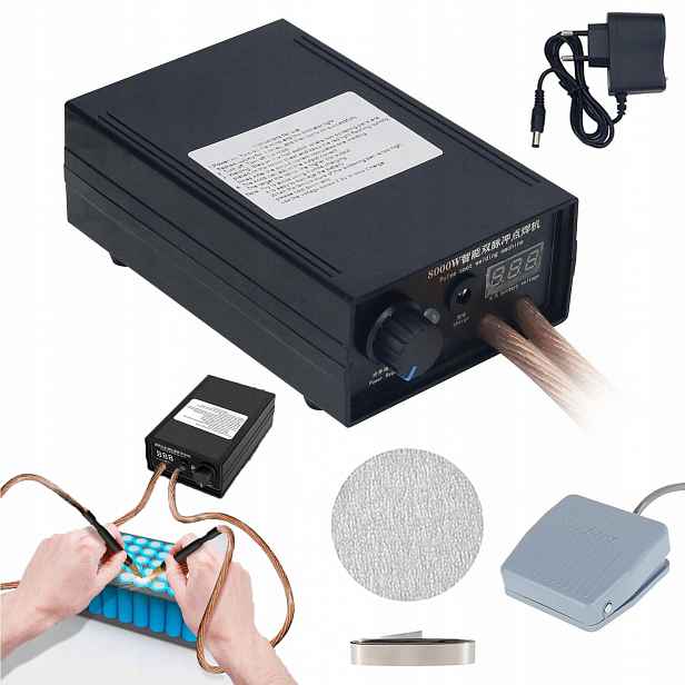 Mini Bodová Svářečka S Pedálem 8000W 9600MAH