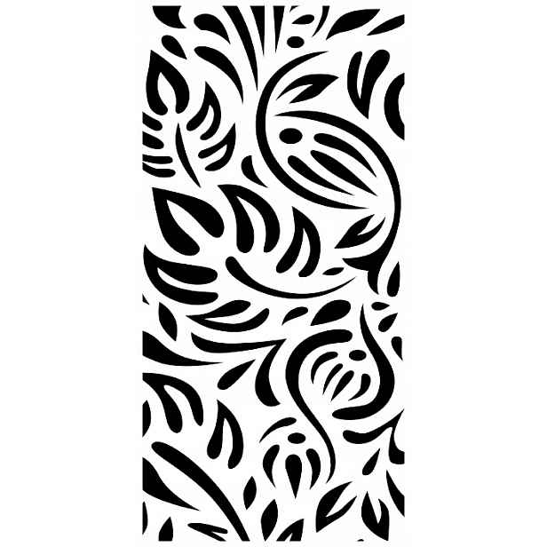 Omítací Šablona LuxBud Panel 38 pro ozdobné omítky 92 cm Dekor 3D Zeď