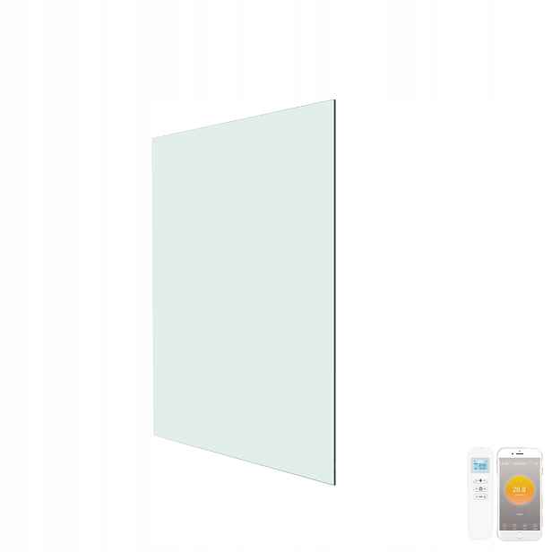 Skleněný infračervený panel 450W Wifi bílý