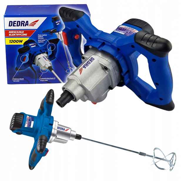 Elektrické Míchadlo 1200 V 2 Rychlostních Stupních Míchačka Dedra DED7928