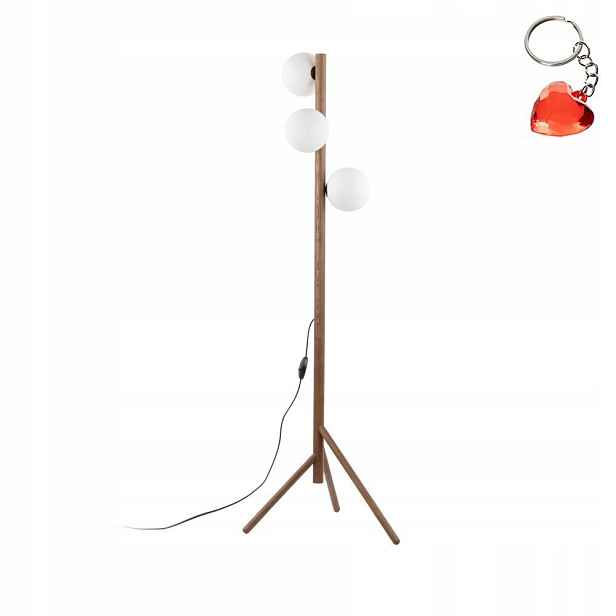 Podlahová lampa Estera Wood Ořech 16045 Tk Lighting