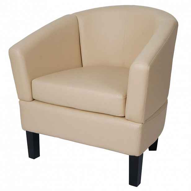 MCW LOUNGE KŘESLO Krémově bílé