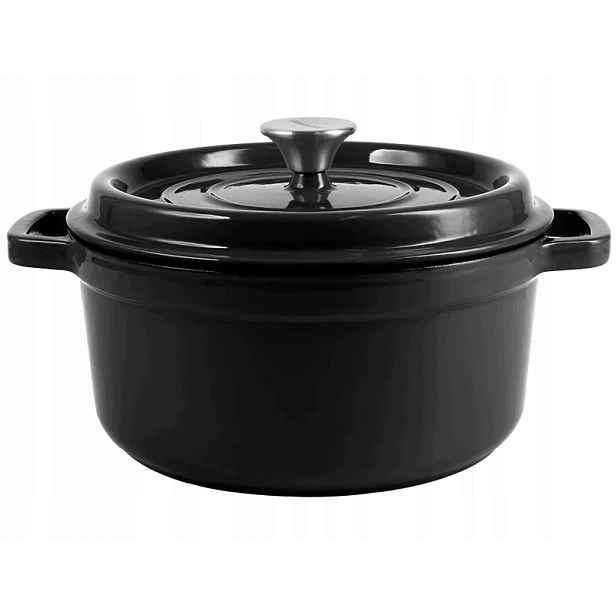 Hrnec Vintage Cuisine VC2P2619BF20CP Černý 26 cm. 4,3L