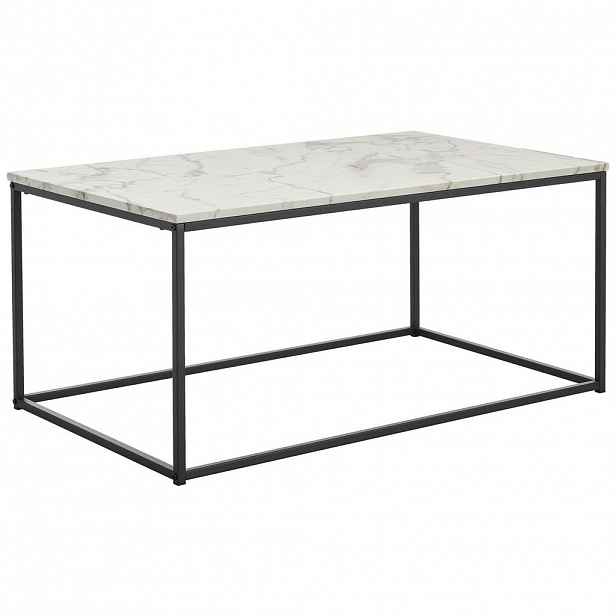 MID.YOU KONFERENČNÍ STOLEK, černá, bílá, kov, kompozitní dřevo, 100/60/45 cm