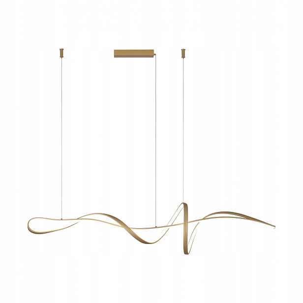 Mila, Moderní, dekorativní, zlatá závěsná Led lampa, 3700LM
