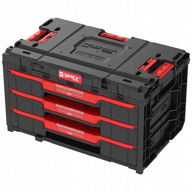Velká skříň s zásuvkami Qbrick Systém One Drawer 3 Toolbox 2.0