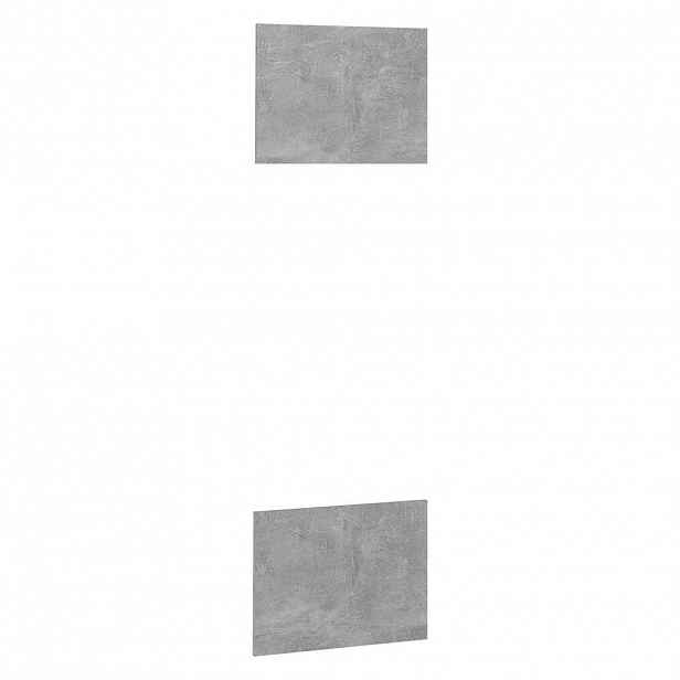 Vicco KUCHYŇSKÁ DVÍŘKA R-Line Beton 59.6 x 88.4 cm nábytková čela pro skříň k vestavné mikrovlnné troubě