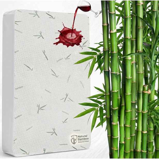 Voděodolný Chránič Matrace Viskóza Bambus 180×200 Oeko-tex Standard