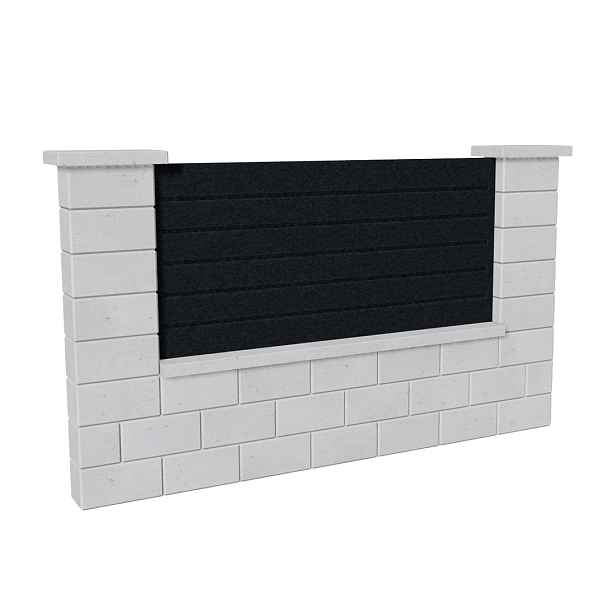 Výplň plotová DEKMETAL CANTO 2G43A anthracite grey