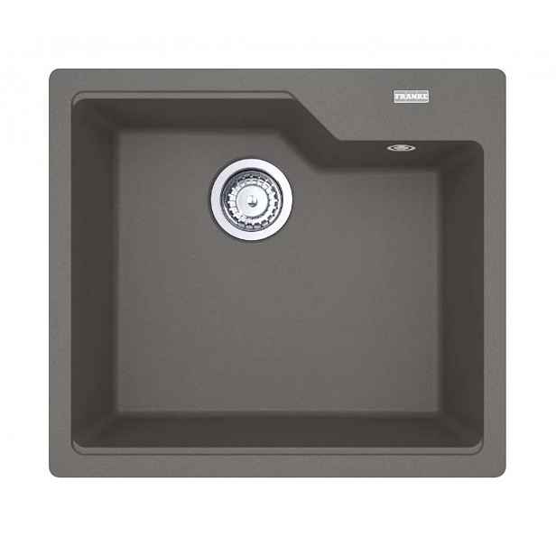 Franke Urban - Fragranitový dřez UBG 610-56, 56x50 cm, šedý kámen 114.0700.070