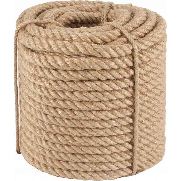 Jutové lano 50 mm x 15 m. Silné, dekorativní, univerzální. Diy!