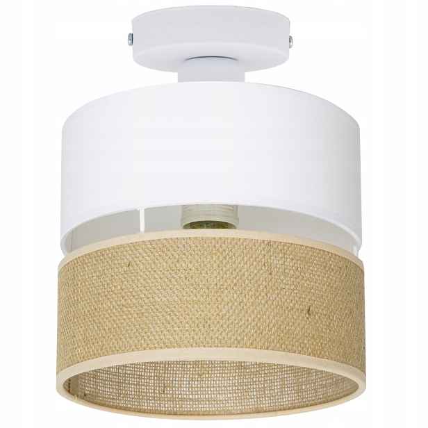 Lampa Stropní Svítidlo Stropní Stínidlo Boho Juta Jutová E27 Led Polská Lampa