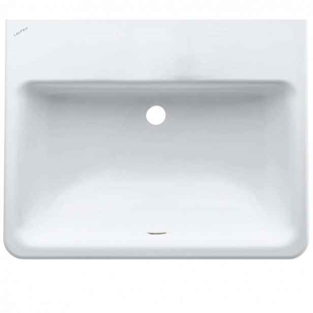 Laufen Pro S - Zápustné umyvadlo, 56x44 cm, bez otvoru pro baterii, s LCC, bílá H8189634001091