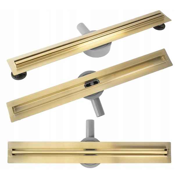 Odtok Neox Slim Pro 1000 Zlatý kartáčovaný Elegance a styl