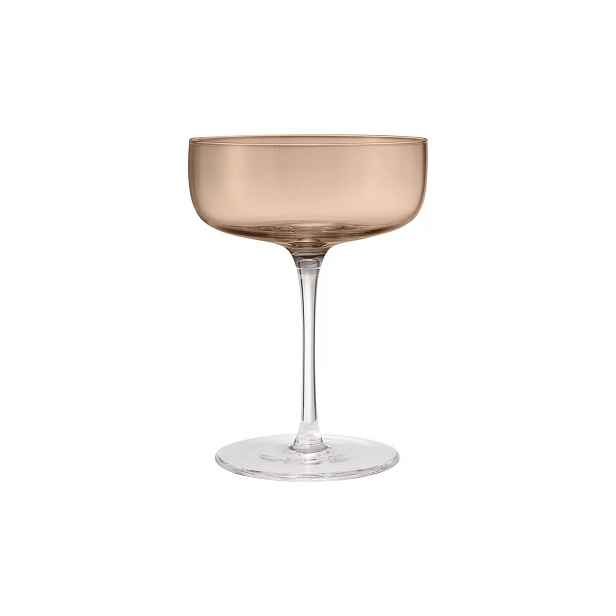 Sada 4 ks sklenic na sekt 280 ml Blomus FUUMI - hnědá