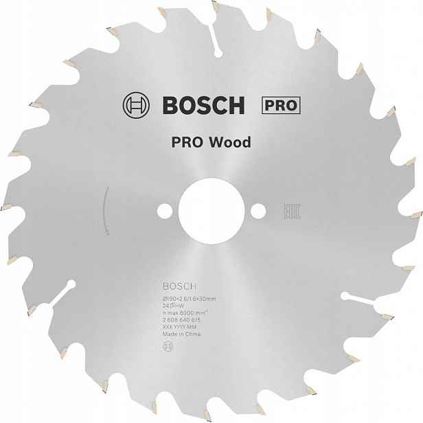 Pilový kotouč Hm 190x2/1,3x30 mm 16Z Optiline Wood Bosch