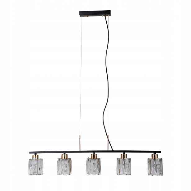 Simona PND-40814-5-BK-HBR Závěsná lampa s krystaly