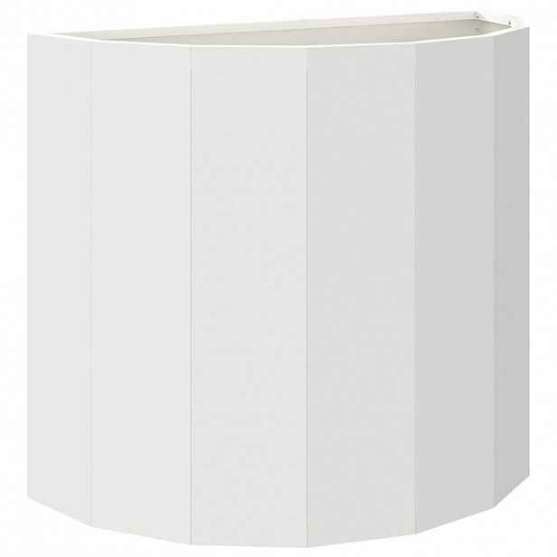 vidaXL Truhlík Bílá 60 x 30 x 50 cm Ocel