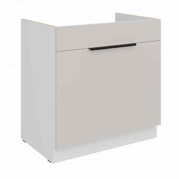 Spodní skříňka pod dřez Como 80 ZL 1S BB - Premium Box Barva korpusu: Bílá, Barva dvířek: Kašmír