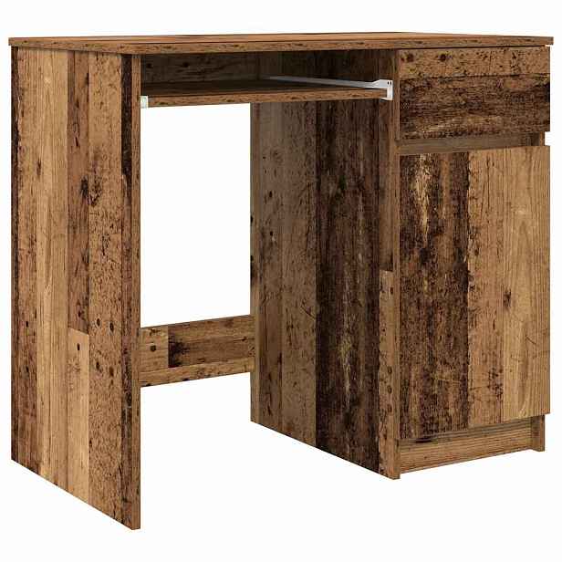 vidaXL Psací stůl old wood 86x49x76 cm kompozitní dřevo