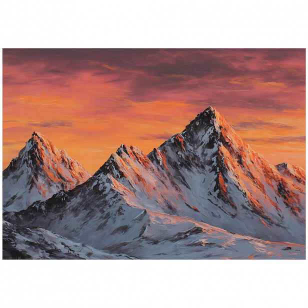 Wallarena FOTOTAPETA Hory Příroda Oranžová 200x140 cm