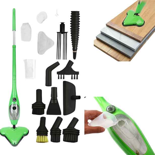 Multifunkční Parní Mop S Velkým Výkonem 1300 W 10 Vyměnitelných Nástavců