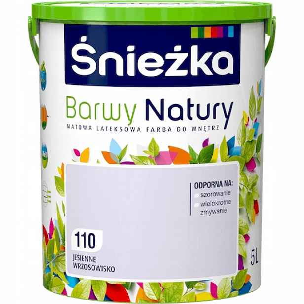 Barva na stěny Barvy přírody 5 l 110 Podzimní vřes