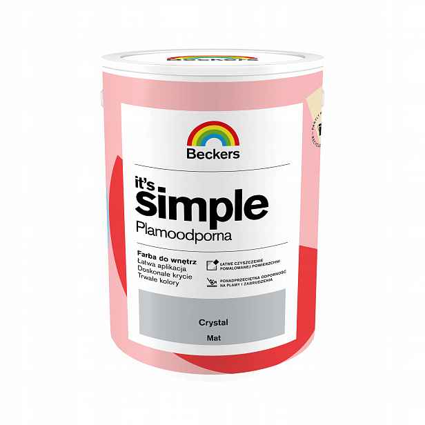 Beckers It's Simple Barva Odolná Proti Skvrnám Crystal 5L