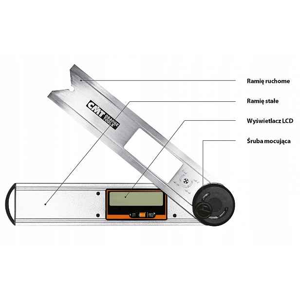 Cmt DAF-001 Digitální velký multifunkční úhloměr
