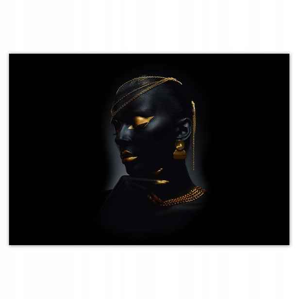 Fototapety 152x104 Pozlacený obličej