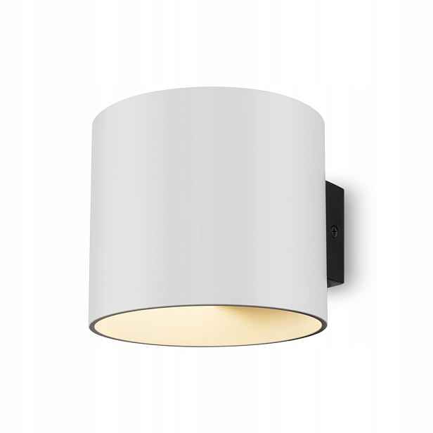 Nástěnná lampa kulatý bílá, horní a dolní část, moderní, do obývacího pokoje Maytoni