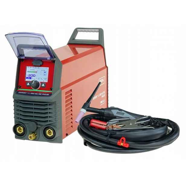 Svářečka Ideal Expert Tig Mma 202 Ac/dc Pulse Pro 3.5 LCD Ideal 230V 200A